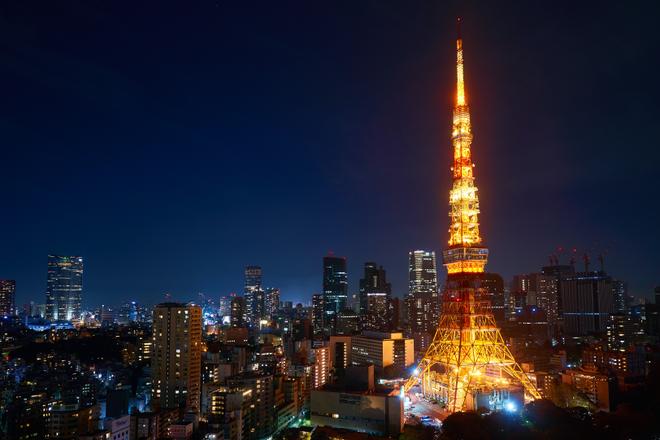 Enlightened Tokyo Tower.