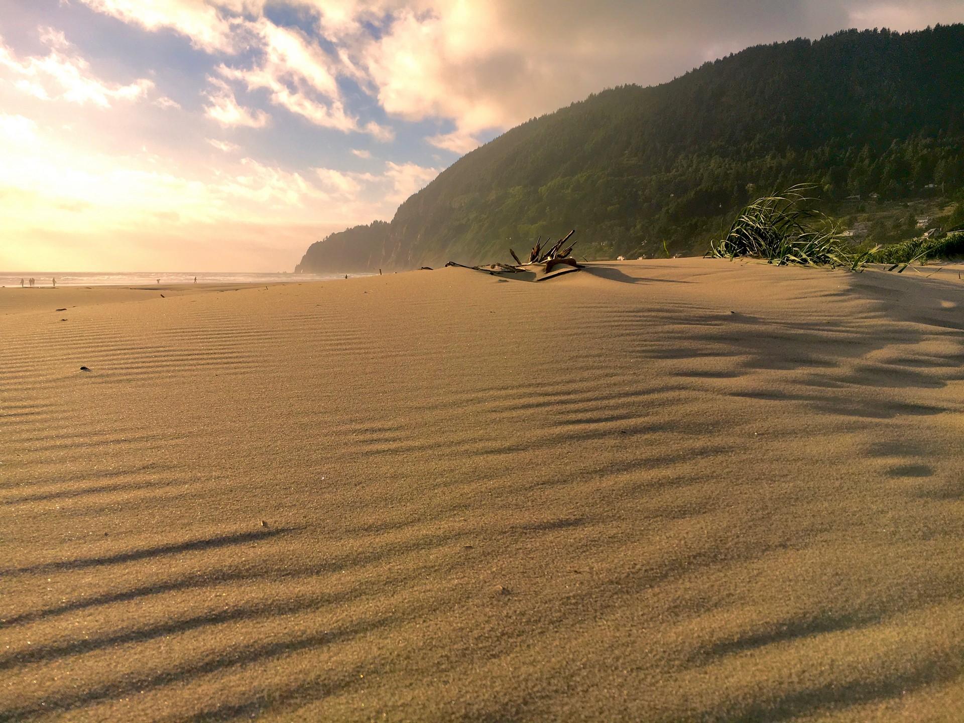 Location near Manzanita with cloudy sky