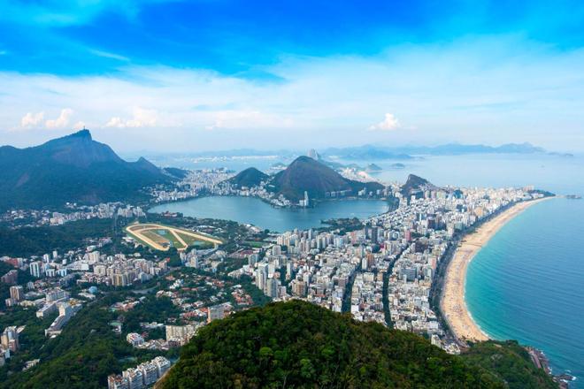 The city view of Rio de Janeiro