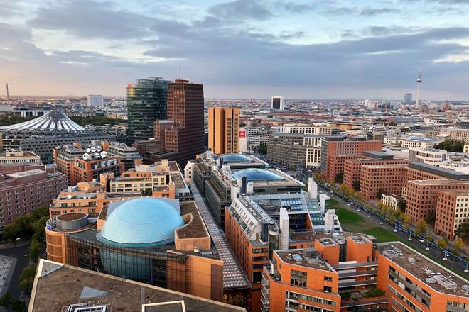 View of part of the Berlin city in Germany