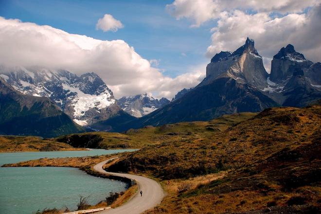 Mountains of Torres del Paine National Park in Chile