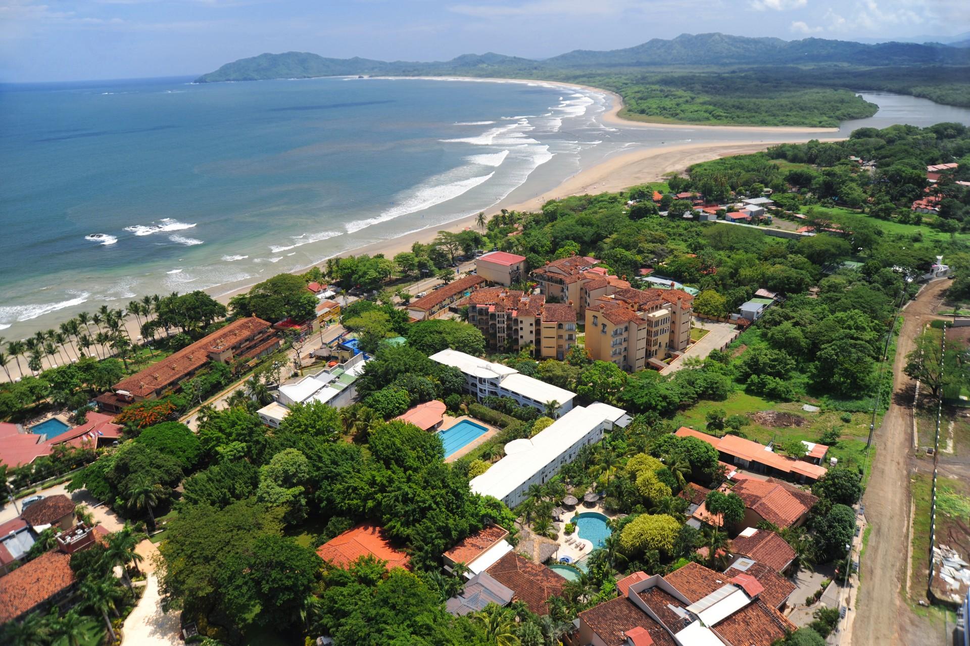 Tamarindo on a sunny day with some clouds