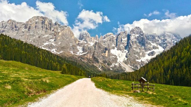Val venegia, Natur, Trentino: view of the alpine peaks.