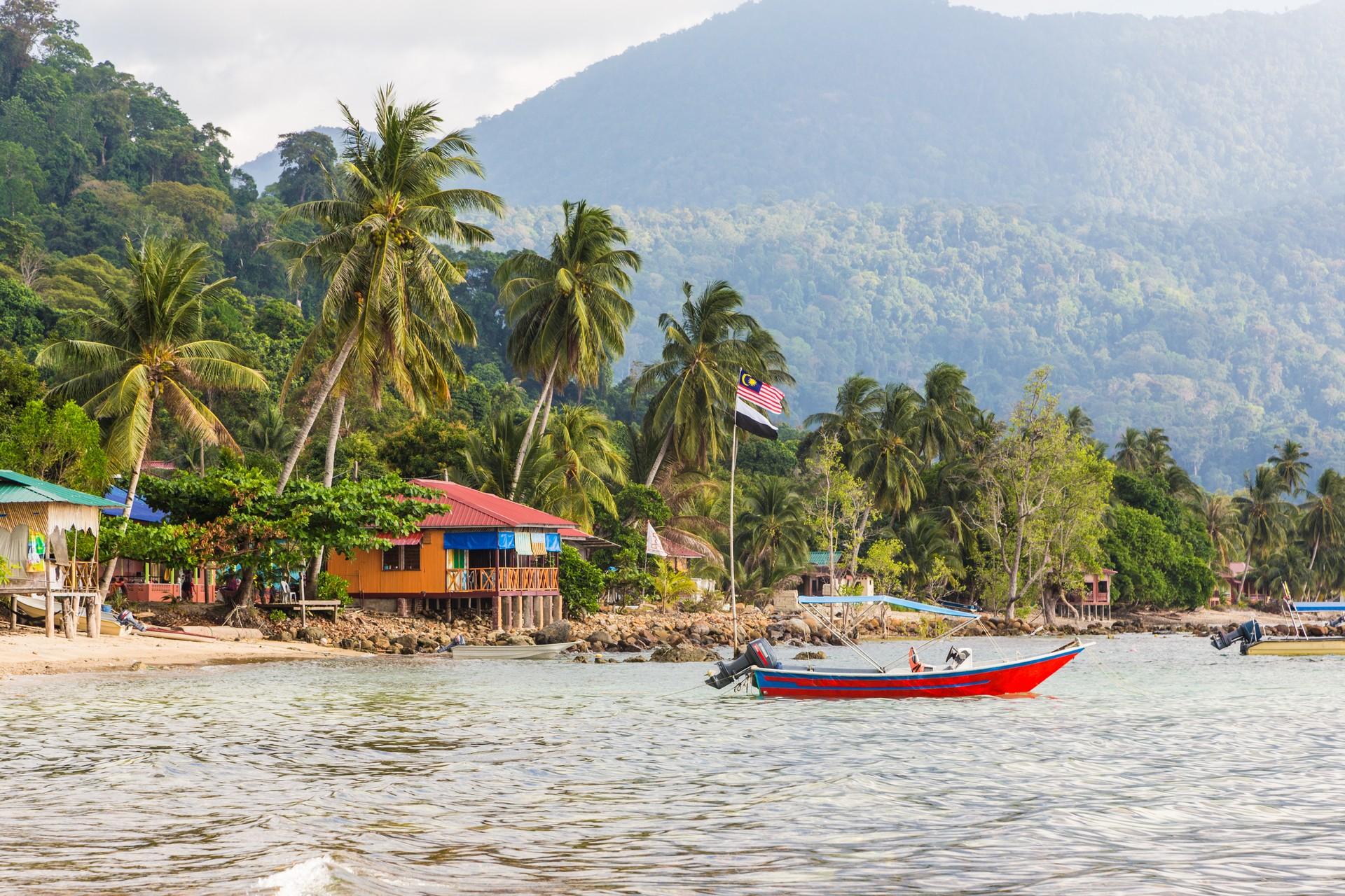 Boat in Tioman