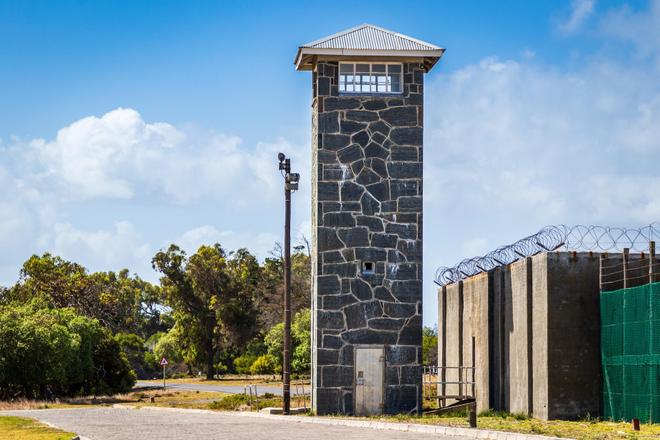 A part of the prison situated on Robben Island