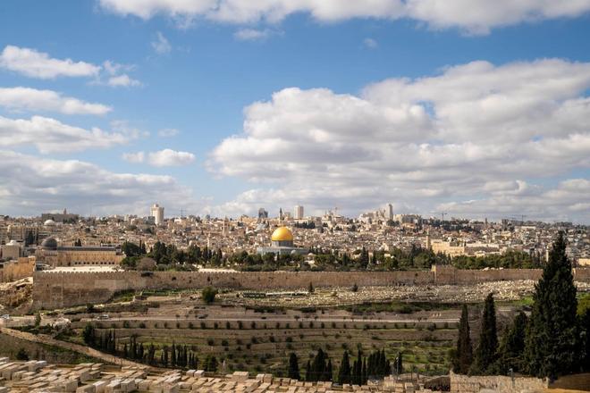 View of the old city of Jerusalem, Israel