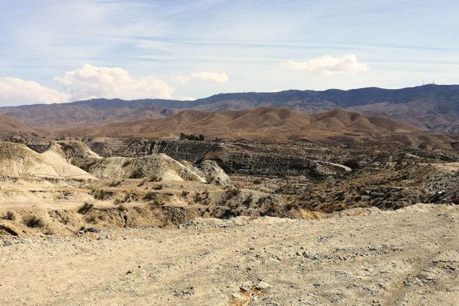 Tabernas Desert in Granada Geopark, Spain