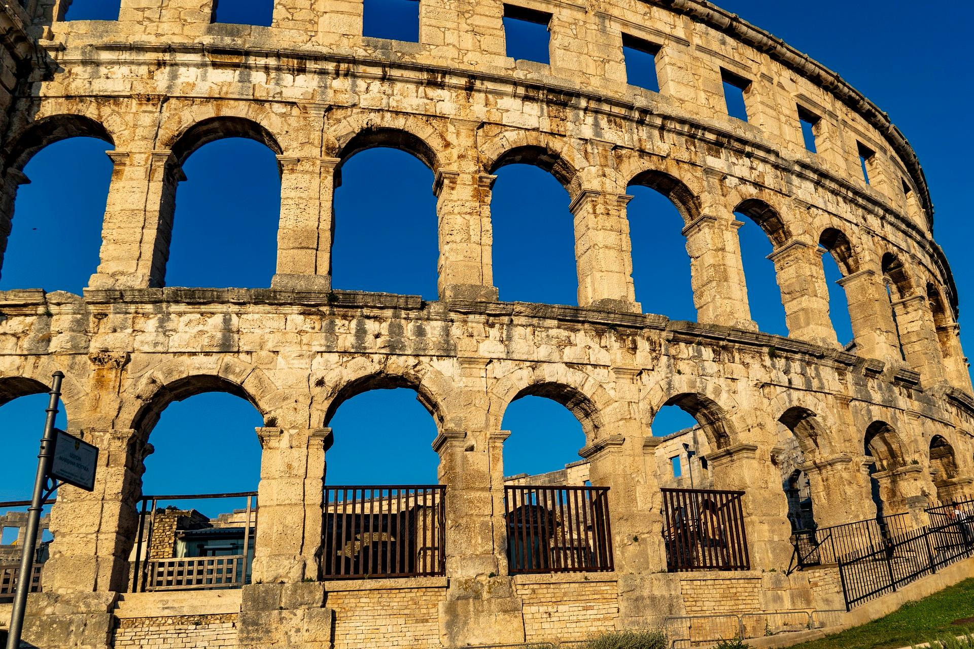 Pula Croatia: Roman amphitheatre