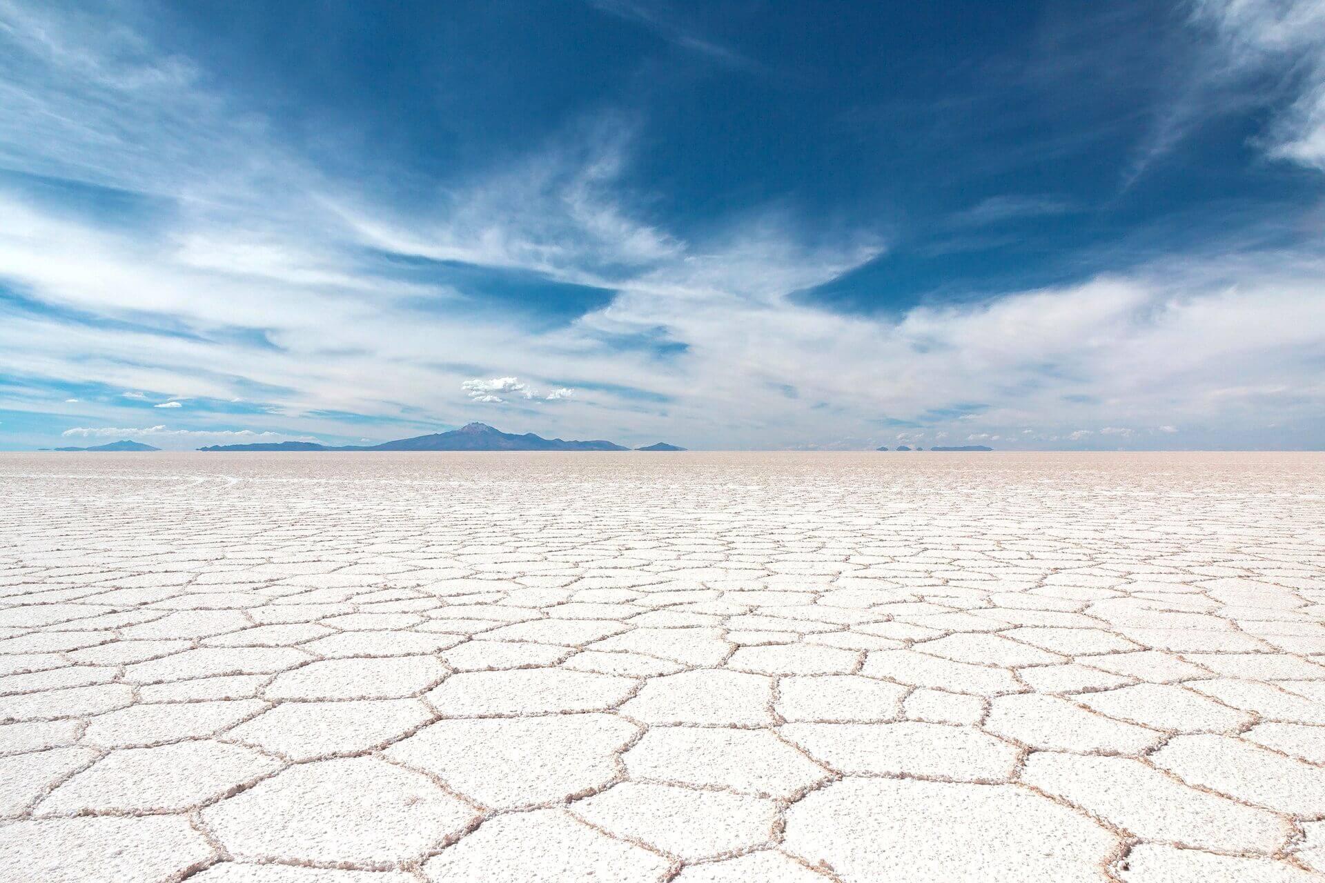 Uyuni Salt Flat in Bolivia