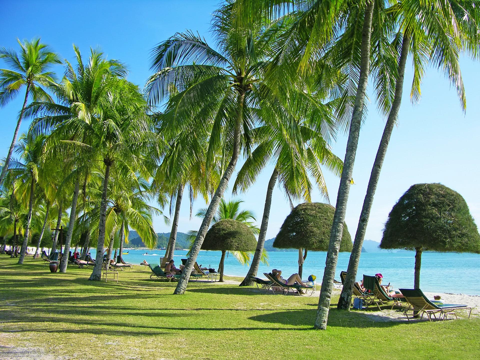 Langkawi with nice weather and blue sky