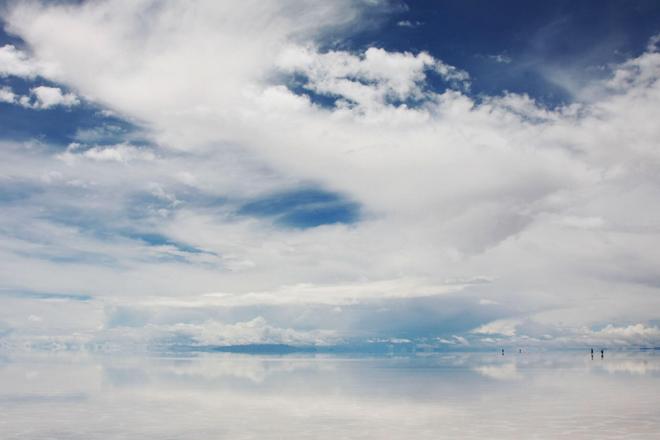 Sea flats of Salar de Uyuni in Bolivia