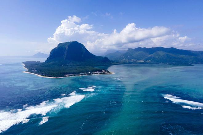 The archipelago of Le Morne, Mauritius