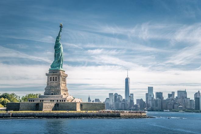 Statue of Liberty in New York.