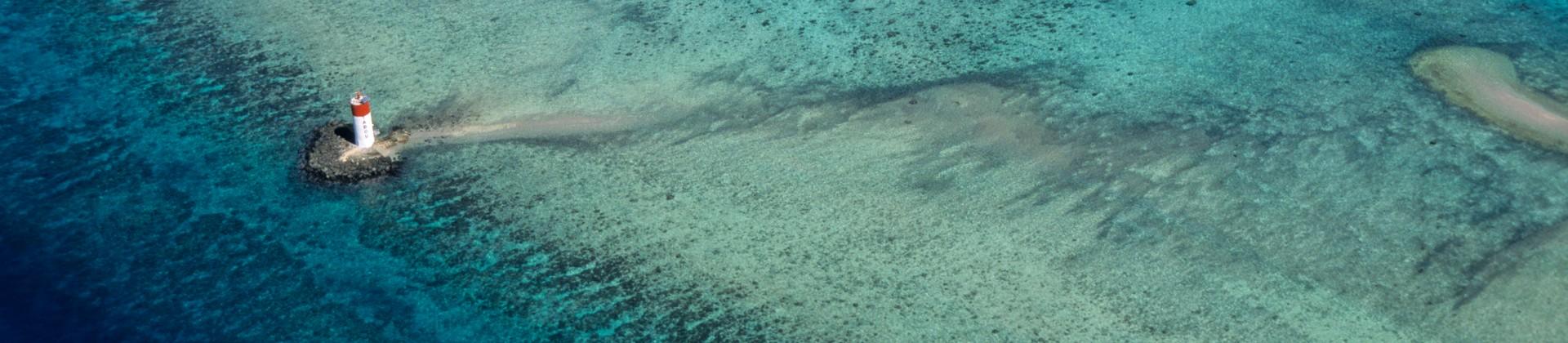 Beach and lake near Nouméa