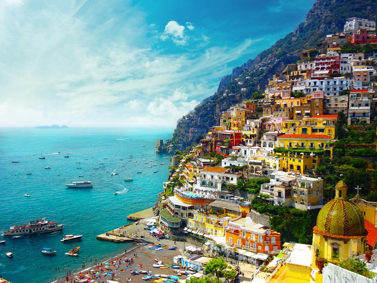 Positano weather and climate Sunheron