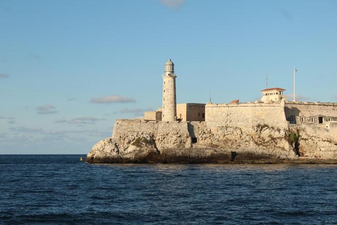 View of the fortress of El Morro in Cuba