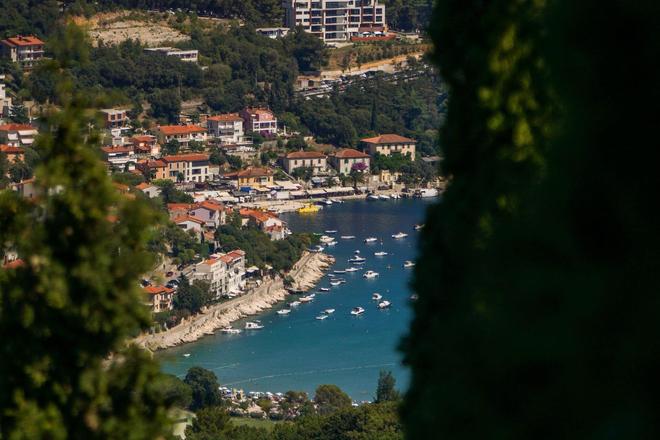 Rabac town and port in Istria