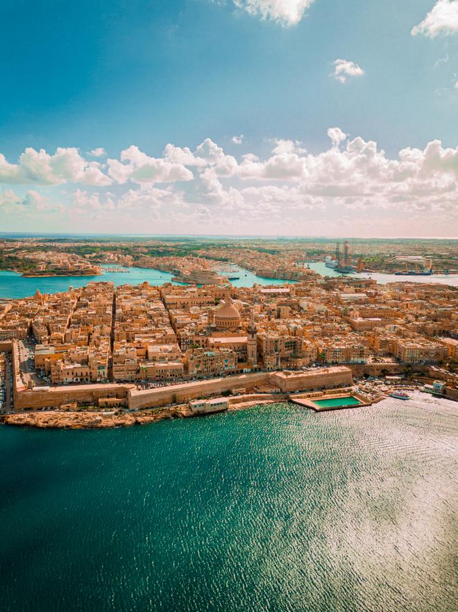 The capital of Malta Valletta: UNESCO World Heritage Site.