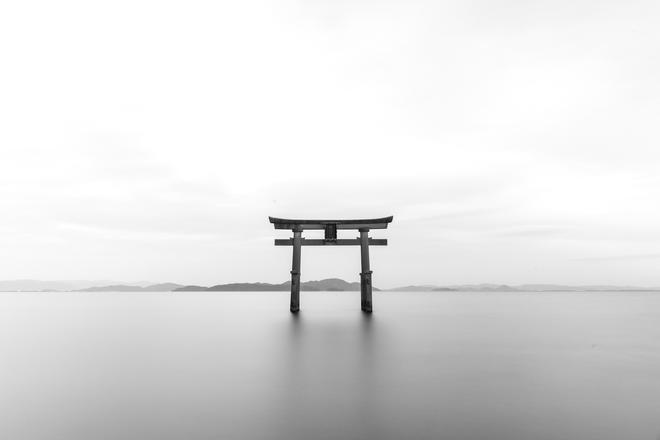 Legendary gate torii in Kyoto, Japan.