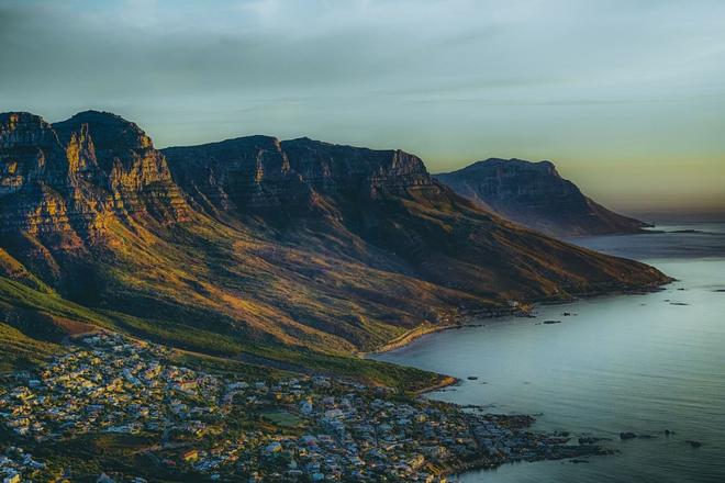 A view of The Twelve Apostles Mountain in South Africa