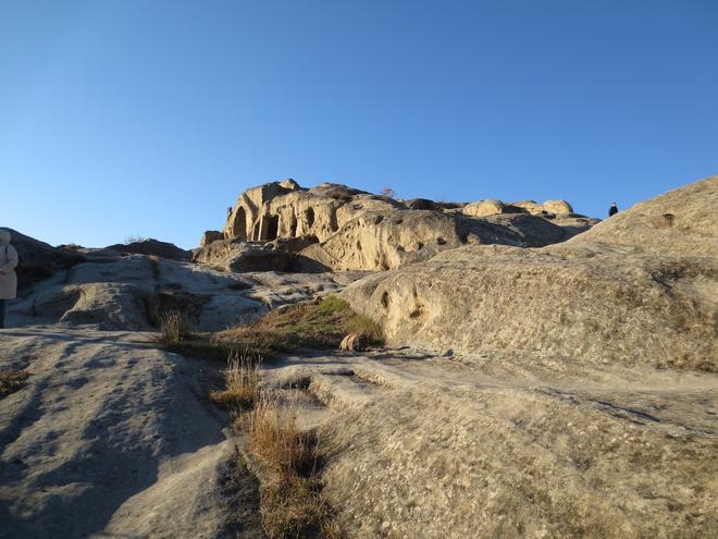 Tbilisi, Georgia: prehistoric rock city of Uplistsikhe.