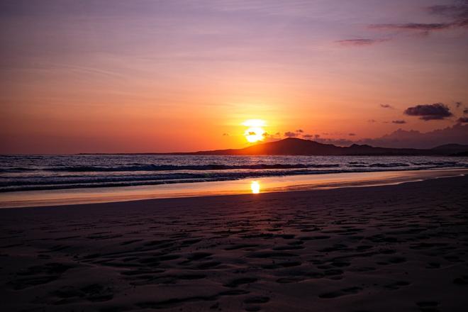 Sunset on Isabela Island, Galapagos