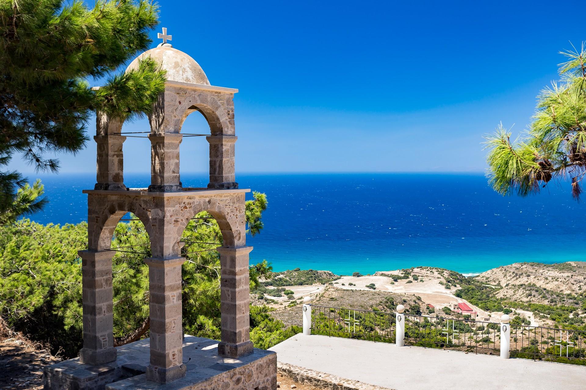 Sea view from the ancient chapel.