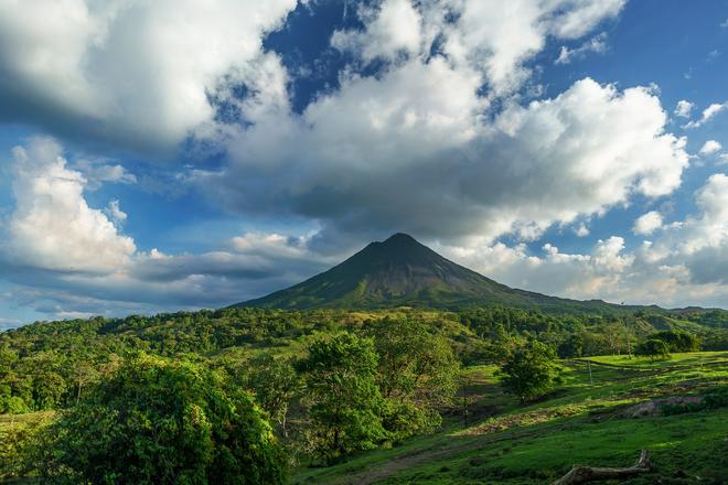 Arenal Volcano in Costa Rica.