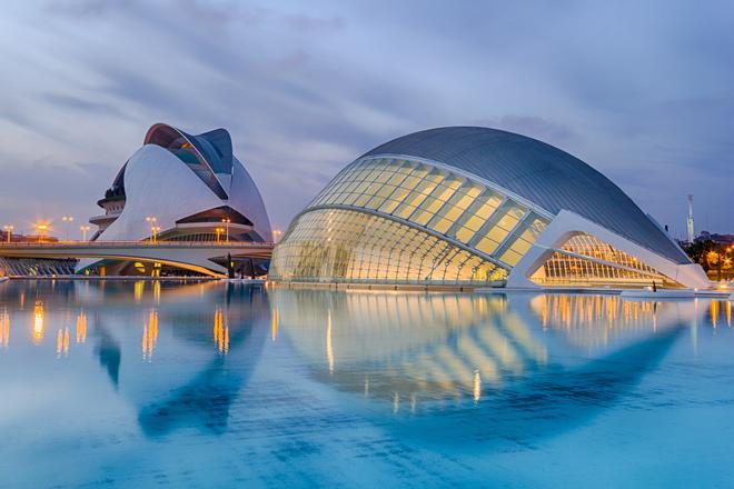 Valencia City of Arts and Sciences.