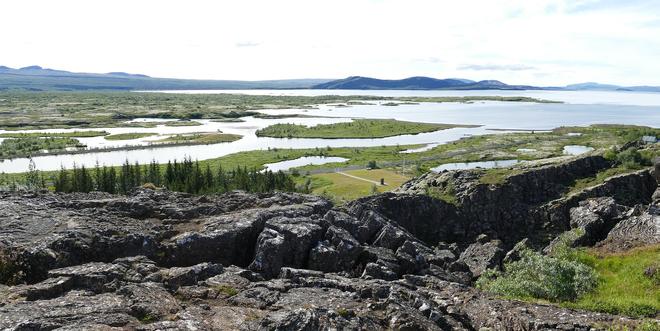 Thingvellir National Park: tectonic fault