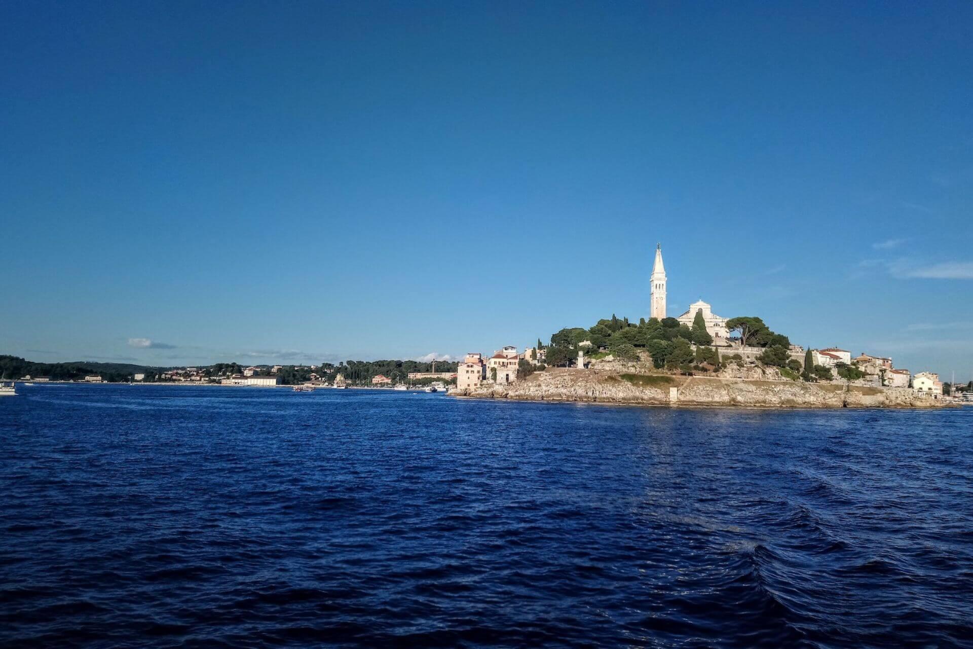 View of the city of Rovinj, Istria